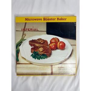 Vintage Imperial MICROWAVE Roaster Cookware NIB!